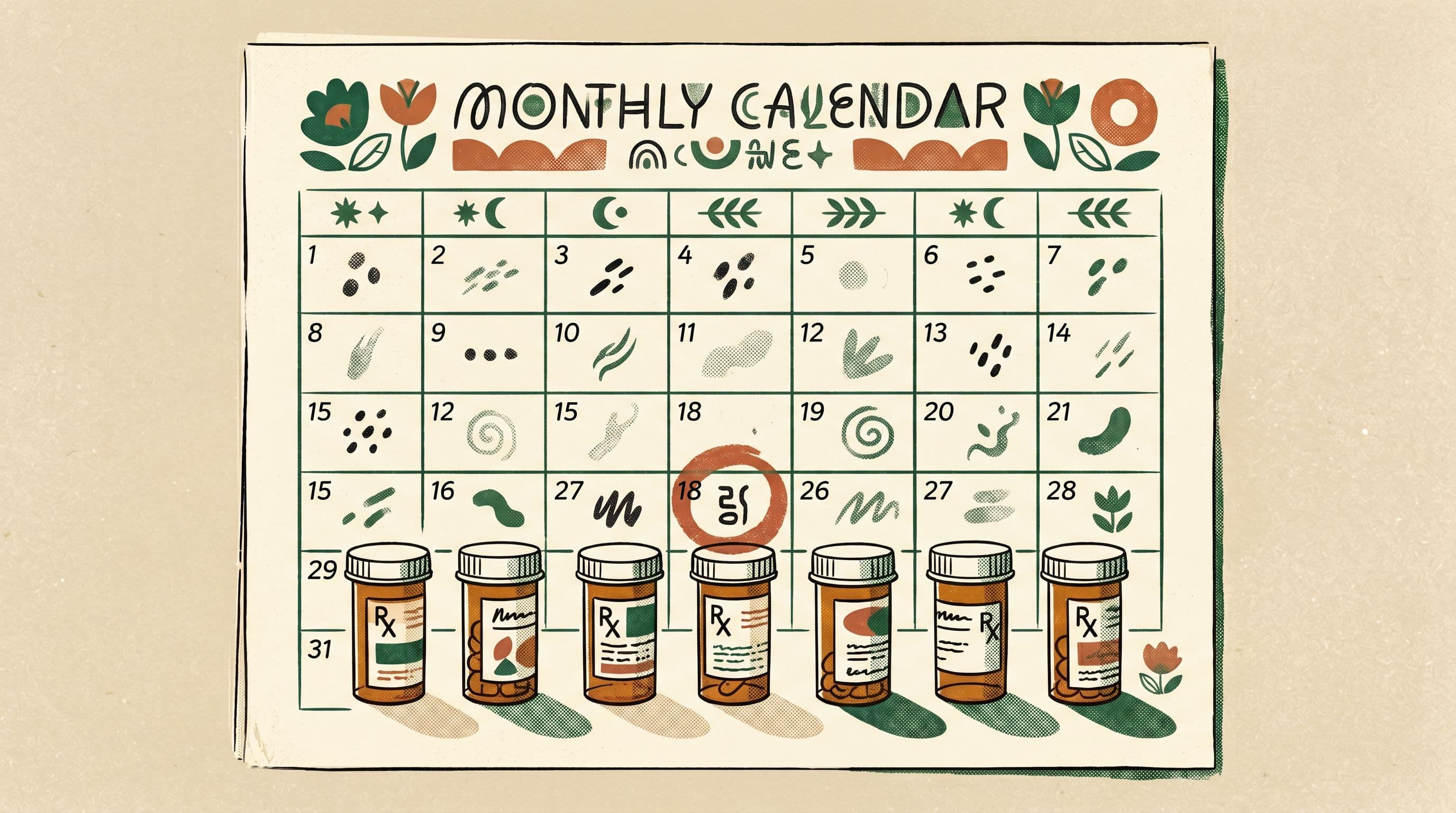 Medication synchronization: getting all your refills on one day.