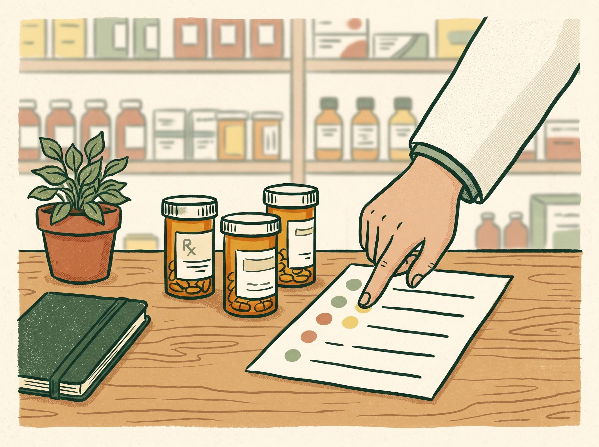 What to bring to a pharmacist medication review.